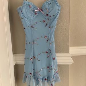 adorable floral corset dress!